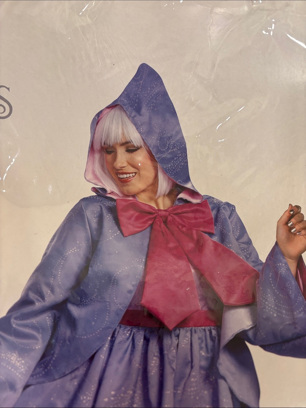 Disney Fairy Godmother Costume in Lavender and Pink - Picture 3 of 5